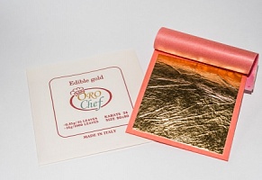 Пищевое золото 23К | 0,22 г | 10 листов